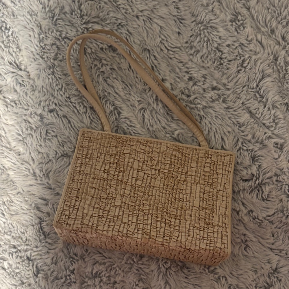 Textured Cream mini bag